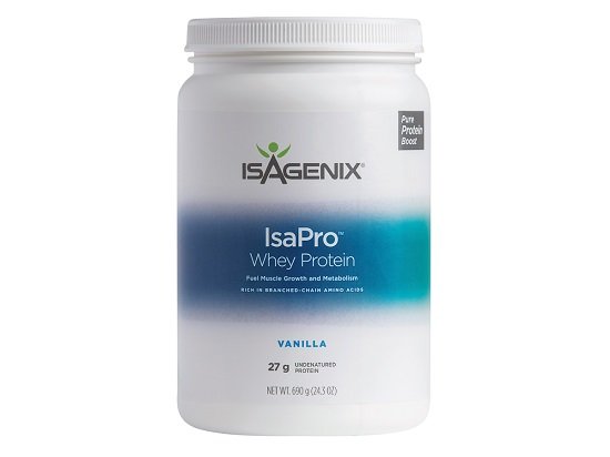 Isapro whey protein shake